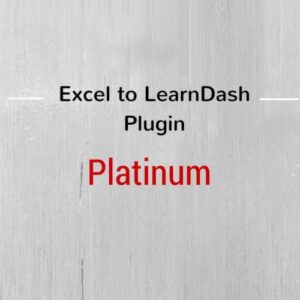Excel to LearnDash Plugin - Platinum Edition